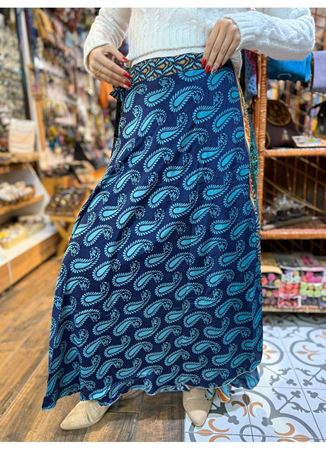 Çift Taraflı Nepal İpek Etek