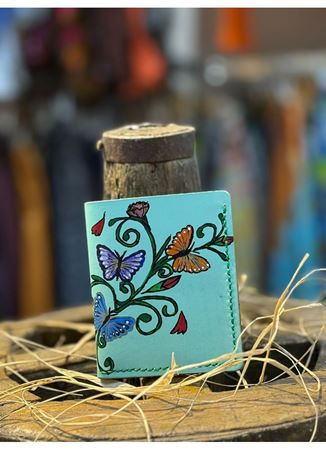 ÖZEL TASARIM DERİ EL İŞİ CÜZDAN