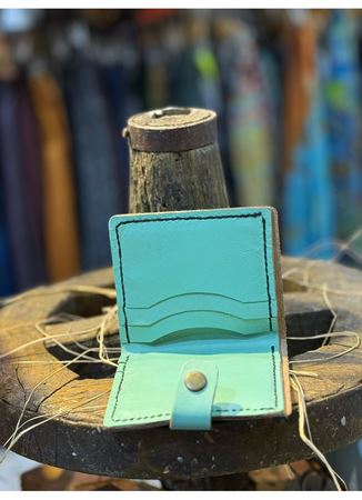 ÖZEL TASARIM DERİ EL İŞİ CÜZDAN