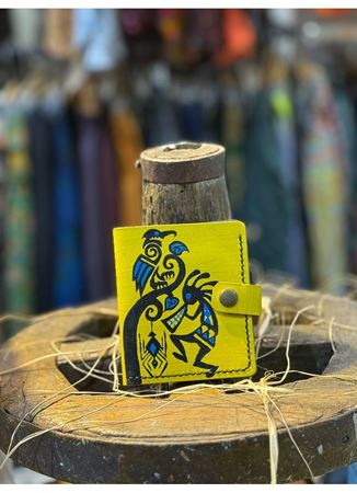 ÖZEL TASARIM DERİ EL İŞİ CÜZDAN