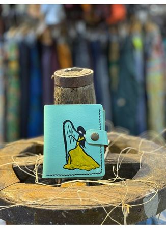 ÖZEL TASARIM DERİ EL İŞİ CÜZDAN