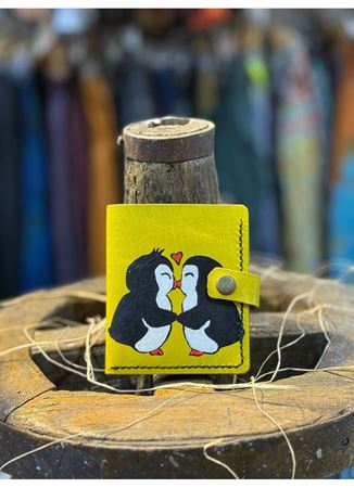 ÖZEL TASARIM DERİ EL İŞİ CÜZDAN