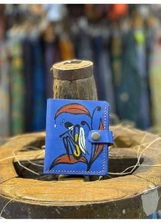 ÖZEL TASARIM DERİ EL İŞİ CÜZDAN