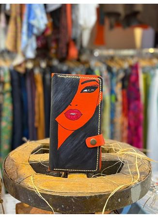 ÖZEL TASARIM DERİ EL İŞİ CÜZDAN