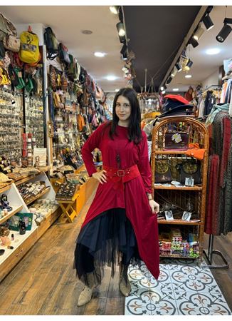 Pamuk Bluz Kırmızı