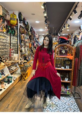 Pamuk Bluz Kırmızı