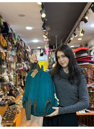 DOKUMA PAMUK SIRT ÇANTASI