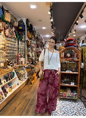 İtalyan Keten Kemerli Pantolon