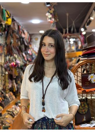 İtalyan Triko Bluz Kısa Kollu