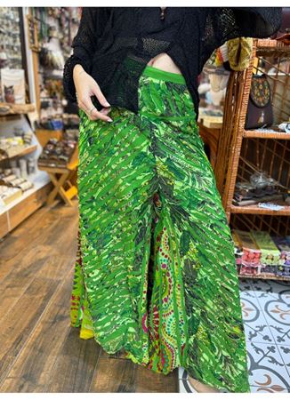 Nepal Tasarım Pantolon Yeşil