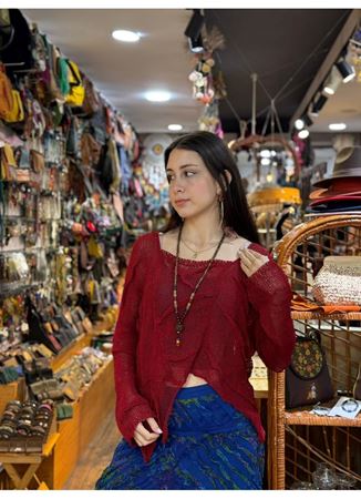 Tasarım Bluz Kırmızı