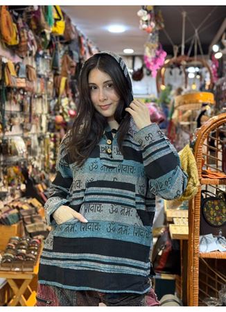 Kapüşonlu Önü Cepli Uzun Kol Sweat Unisex