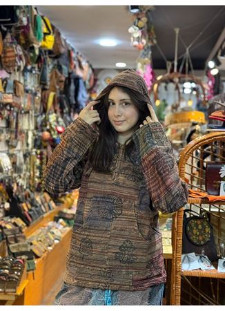 Kapüşonlu Önü Cepli Uzun Kol Sweat Unisex