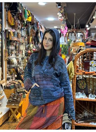 Kapüşonlu Önü Cepli Uzun Kol Sweat Unisex