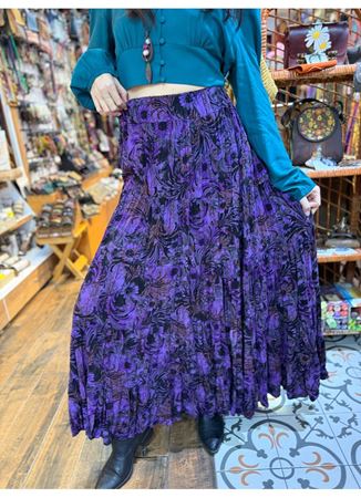 Patchwork Beli Lastikli Etek