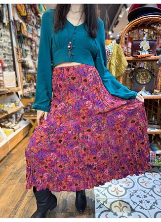 Patchwork Beli Lastikli Etek