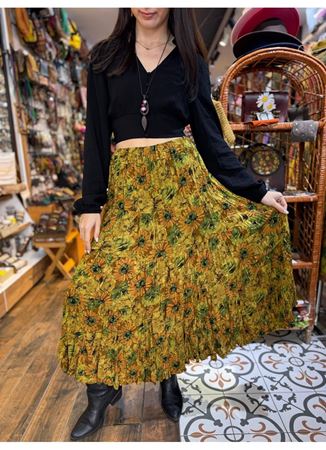 Patchwork Beli Lastikli Etek