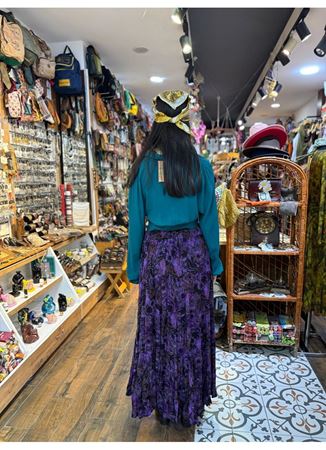 Patchwork Beli Lastikli Etek