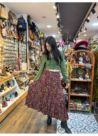 Patchwork Beli Lastikli Etek