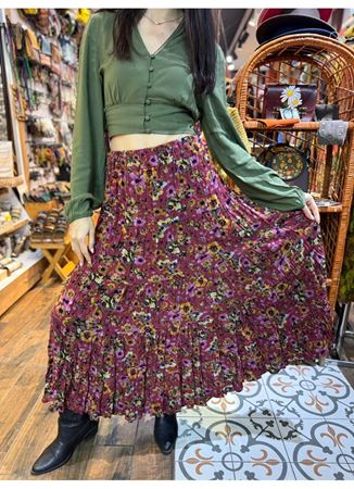 Patchwork Beli Lastikli Etek