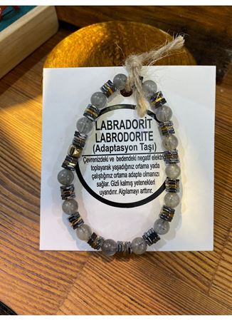 Labradorit (Adaptasyon Taşı) Doğal Taş Bileklik