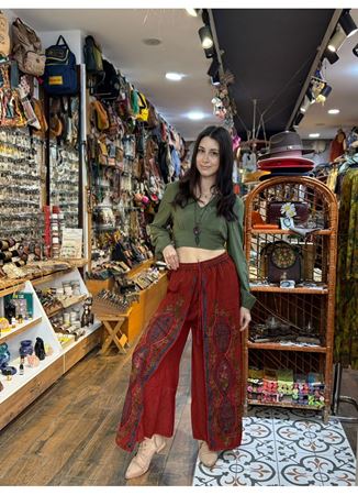 Hint Çiçekli Pantolon