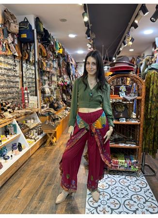 Önden Bağlamalı Şalvar