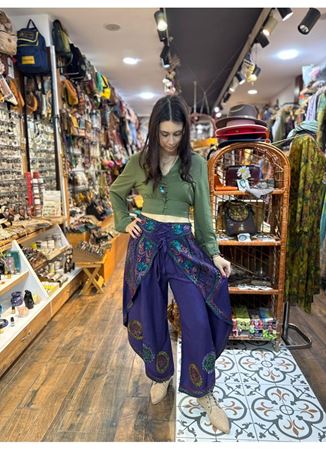 Önden Bağlamalı Şalvar