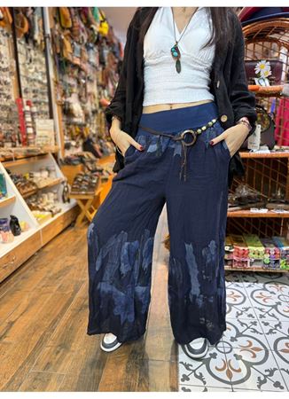 İtalyan Keten Kemerli Pantolon