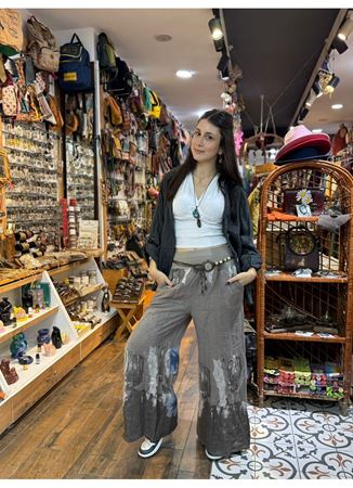 İtalyan Keten Kemerli Pantolon