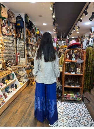 İtalyan Keten Kemerli Pantolon