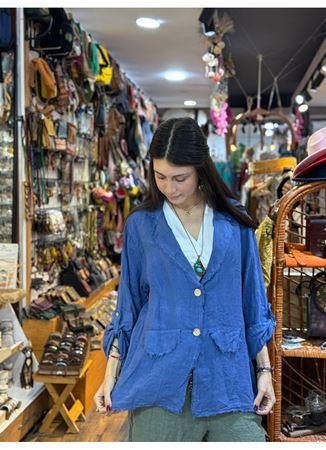 İtalyan Keten Tasarım Ceket