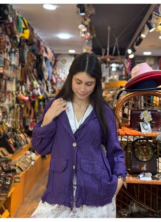 İtalyan Keten Tasarım Ceket