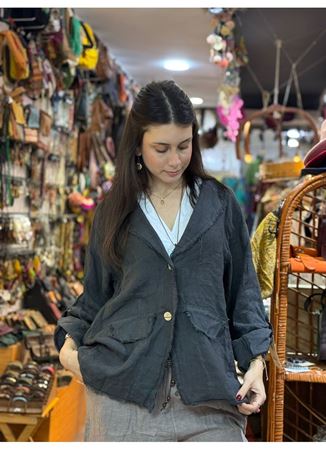 İtalyan Keten Tasarım Ceket