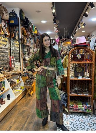 Nepal Pantolonlu Takım Yeşil