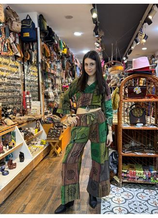 Nepal Pantolonlu Takım Yeşil