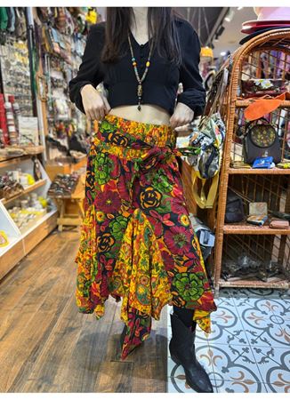 Nepal Tasarım Etek Sarı