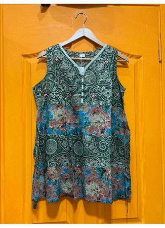 Hint İşlemeli Bluz