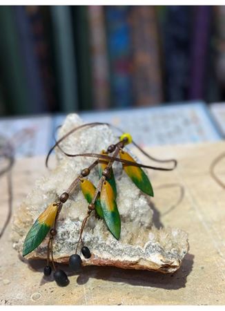 El İşi Özel Tasarım Deri Kolye