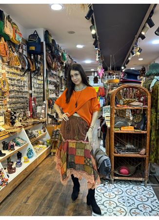 İtalyan Triko Bluz Kısa Kollu