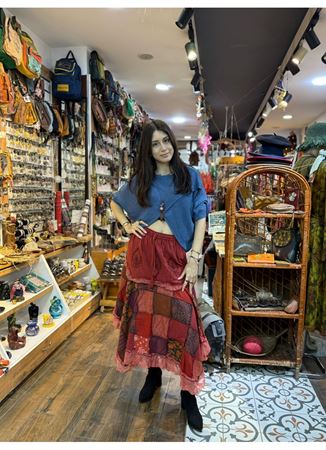 İtalyan Triko Bluz Kısa Kollu