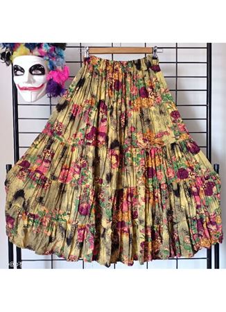 Patchwork Beli Lastikli Etek