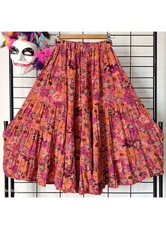 Patchwork Beli Lastikli Etek