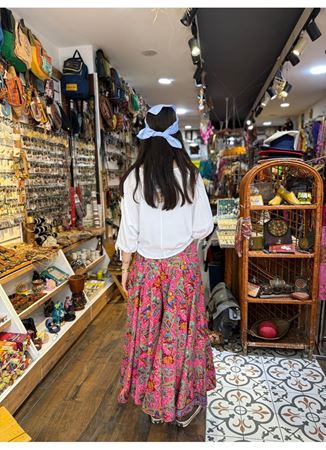 İpek Önü İşlemeli Pantolon