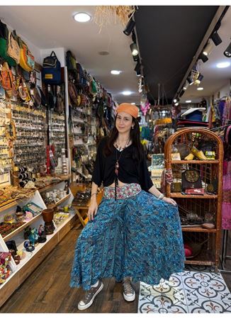 İpek Önü İşlemeli Pantolon