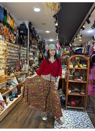 İpek Önü İşlemeli Pantolon