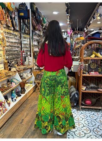 Nepal Tasarım Pantolon Yeşil