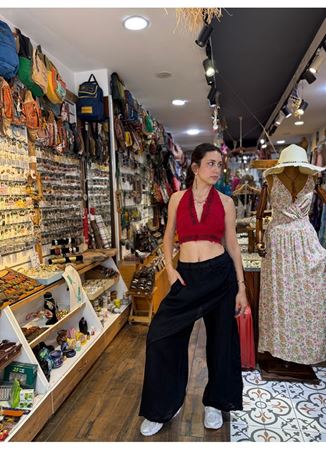 İtalyan Keten Kapaklı Pantolon