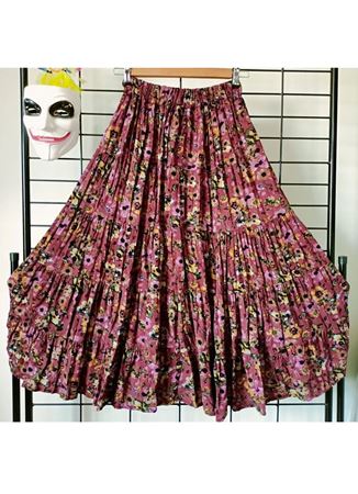 Patchwork Beli Lastikli Etek