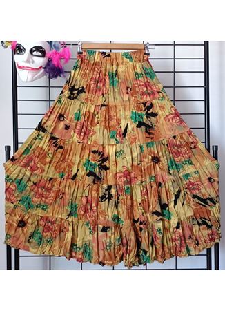 Patchwork Beli Lastikli Etek